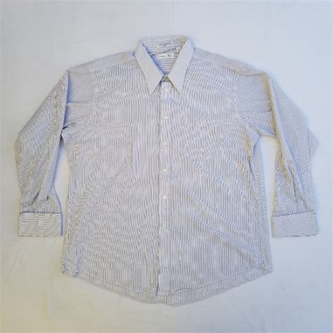 christian dior striped button down|Dior designer dress shirts.